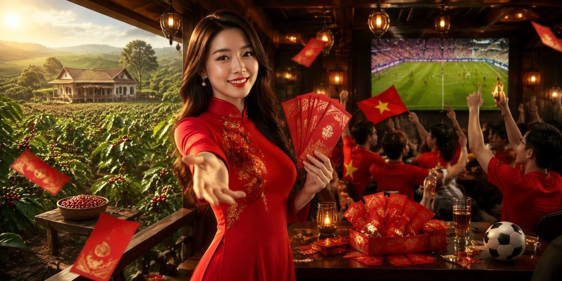 Phong bì đỏ may mắn gắn với ưu đãi đặc biệt tại Buôn Ma Thuột