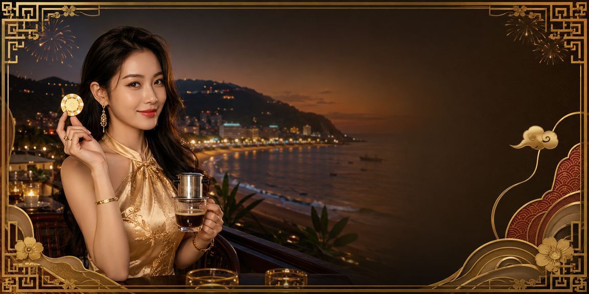 Không gian giải trí casino và cà phê sôi động tại Vũng Tàu